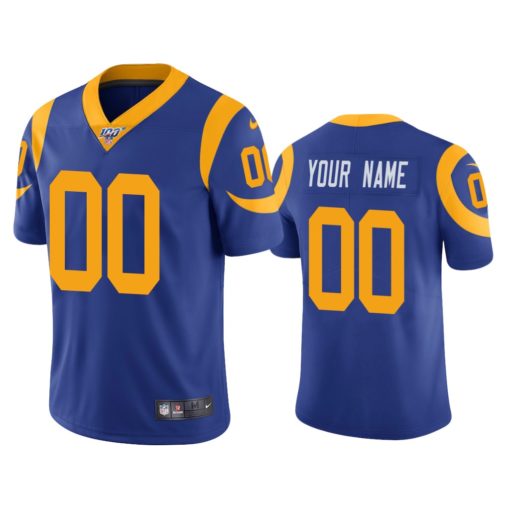Toddlers Los Angeles Rams Active Player Custom 2019 Blue 100th Season Vapor Untouchable Limited Stitched Football Jersey